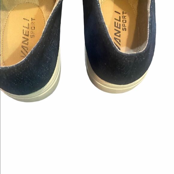 Vaneli Sport Women’s Slip On Sneakers Blue Shoe Hook & Loop Closure Size 7 N - Picture 13 of 16